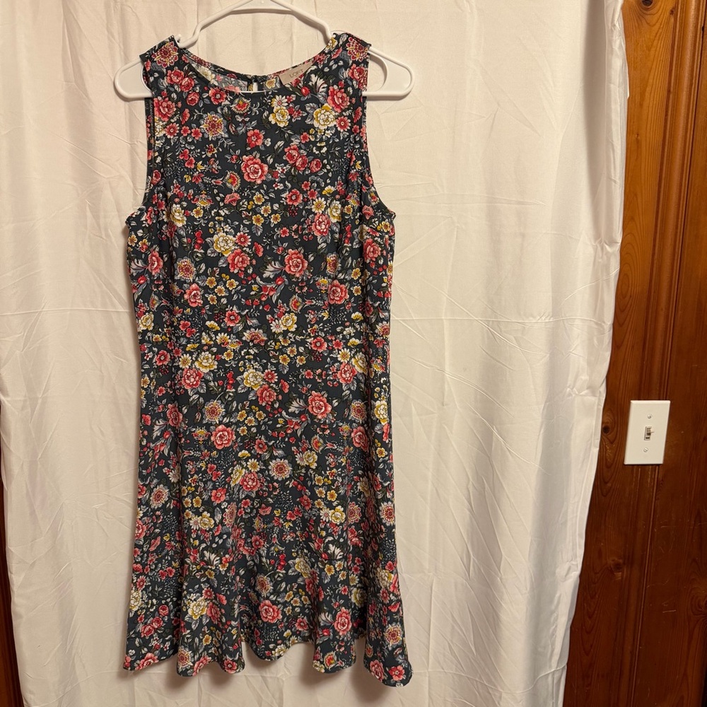 LOFT Multicolor Floral‎ Dress